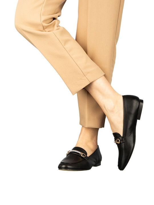 Women's Loafers In Black Color