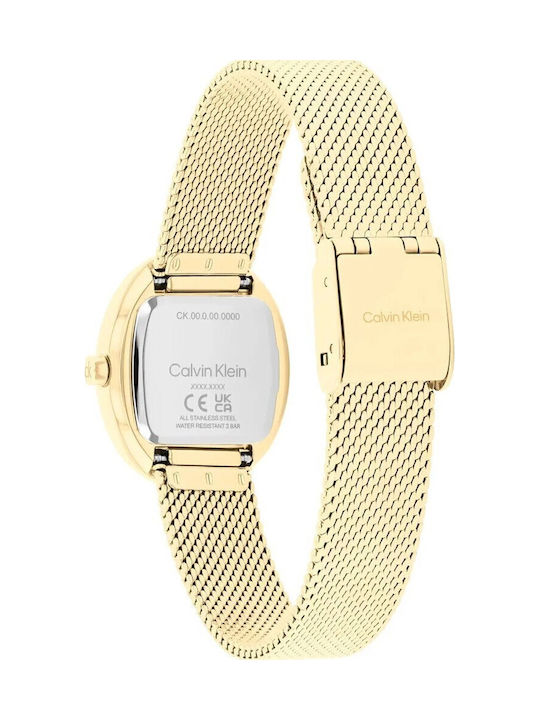 Calvin Klein Euphoria Дамски Часовник 23mm Кварцов Със Златна Метална Верижка