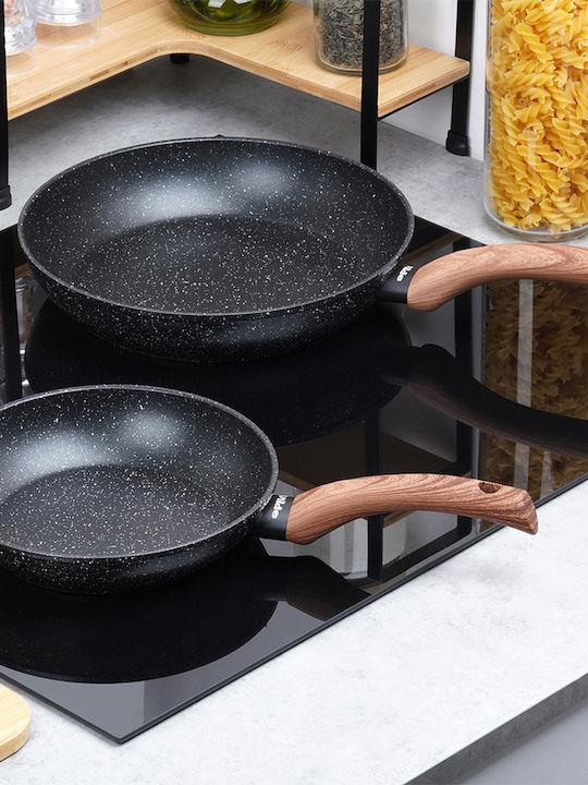 Vilde Bakaji Pfannen-Set aus Aluminium mit Antihaftbeschichtung 2-teilig