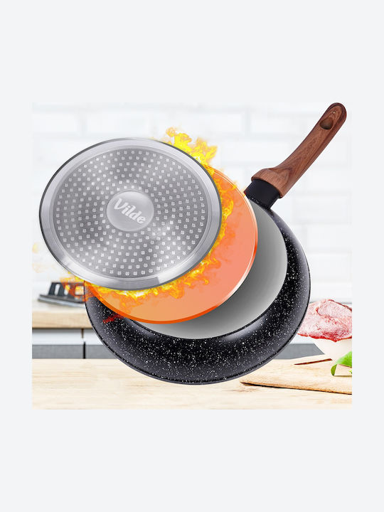 Vilde Aluminum Pans Set with Non-stick Coating 3pcs