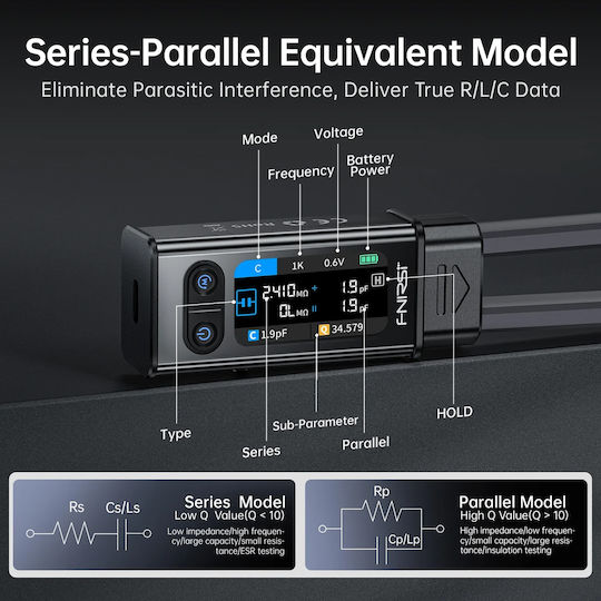 Fnirsi FNR-LCR-ST2-PLUS USB Port Functionality Tester Device