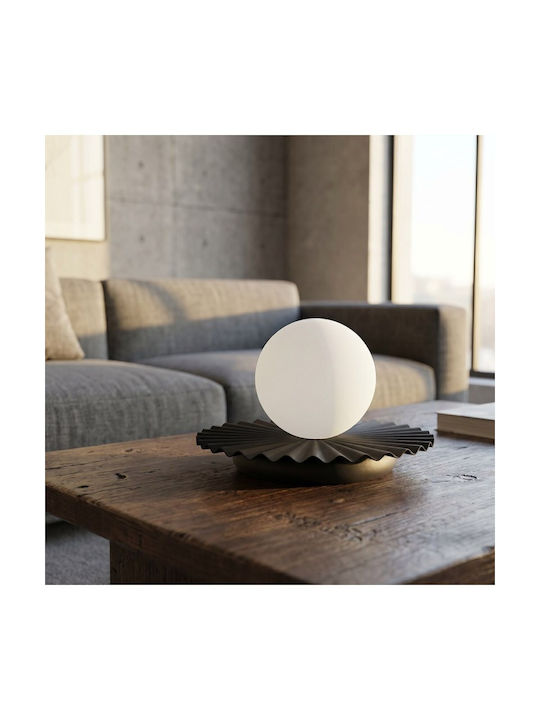 Table Lamp Umbra Ln1 Made In Poland Φ10 Steel And Glass Black 1726/ln1-emibig 1726/ln1