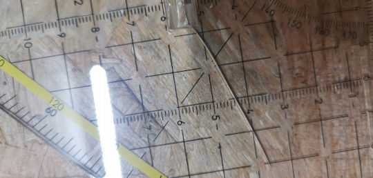 Aristo Tz-Triunghi 32,5 Cm Mâner Bandă Facette Capete Cerneală Tuschenoppen