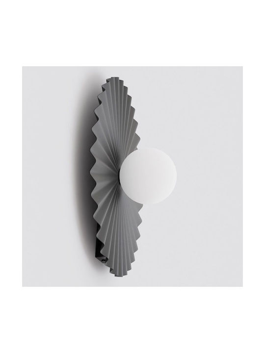Wandleuchte L Umbra Made In Poland Φ10 Stahl & Glas Schwarze