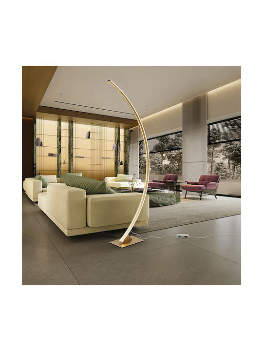 Φωτιστικό Επιδαπέδιο Arcus Χρυσό 20x150cm Schuller 589147 Φωτιστικό Επιδαπέδιο Arcus Χρυσό 20x150cm Schuller 589147