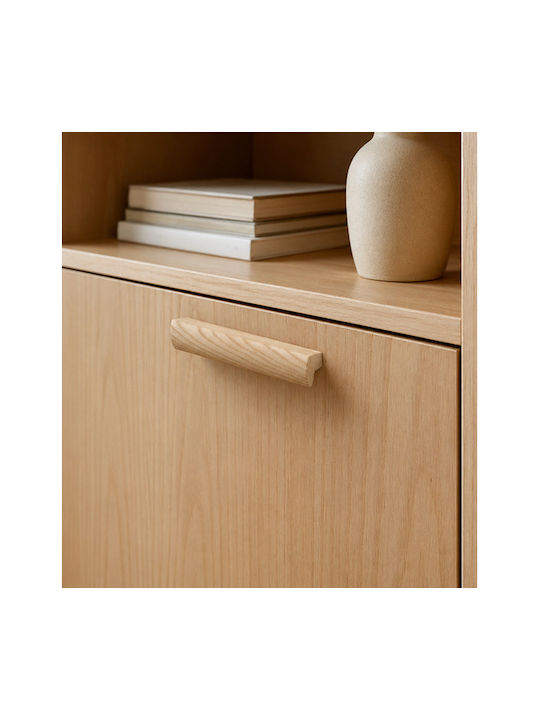 Finetto Furniture Handle Made of Solid Oak Wood with Hole Centers 96mm 273-UPR0311#12
