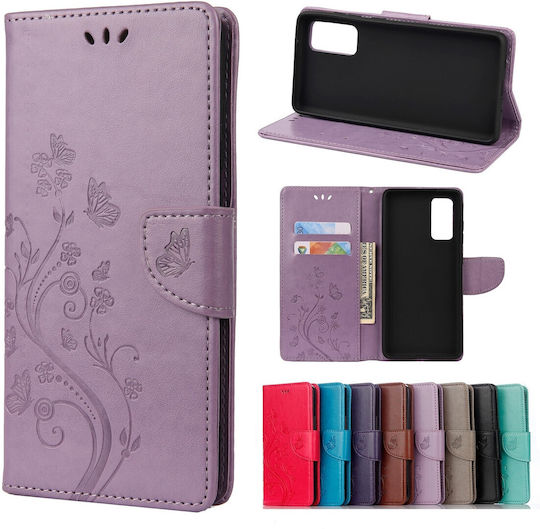 Book Tempered Glass Purple Galaxy A72