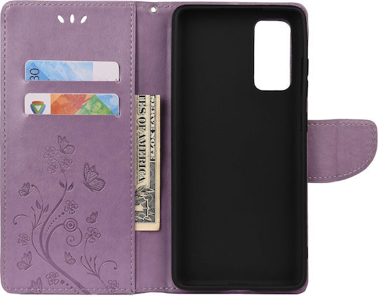 Book Tempered Glass Purple Galaxy A72