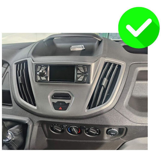 Carmedia Ηχοσύστημα Αυτοκινήτου για Ford Transit 2014-2020 (Bluetooth/USB/WiFi/GPS/Apple-Carplay/Android-Auto) με Οθόνη Αφής 13"