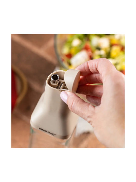 KING Hoff Δοχείο Λαδιού Γυάλινο με Ροή 500ml