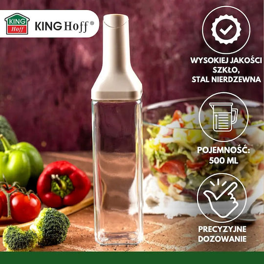 KING Hoff Стъклено Дoхе за Масло с Дозатор 500ml