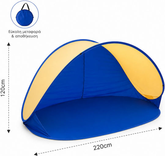 Blaue Sonnenschutz