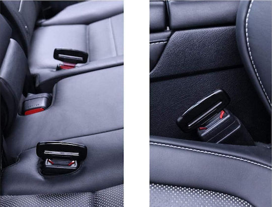 Universal Car Seat Belt Buckle Clip Extender 2pcs Μαύρο Περισσότερα Αυτοκίνητα