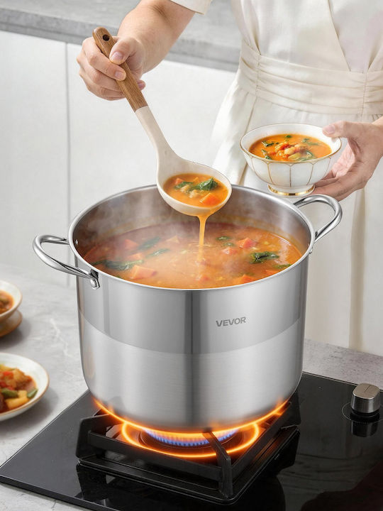 Vevor Deep Stainless Steel Steam Pot 15.1lt / 12.6cm