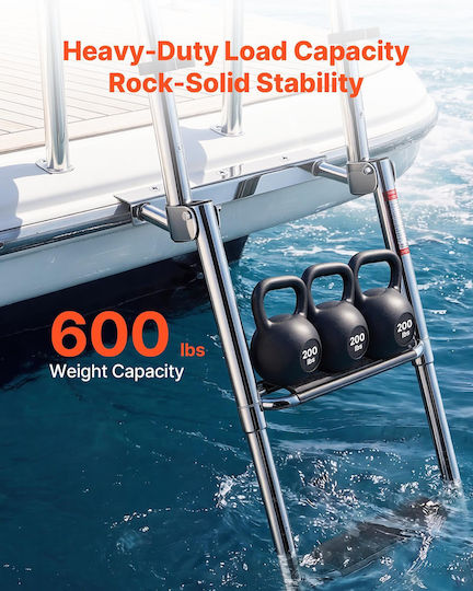 Vevor Aluminum Ladder with 4 Steps
