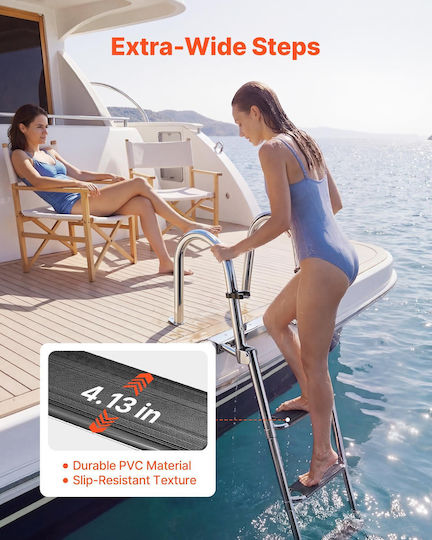 Vevor Aluminum Ladder with 4 Steps