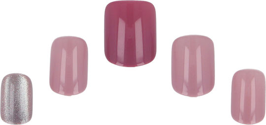 Parsa Press On Nails Lovely Berry Stickers 18 Pieces