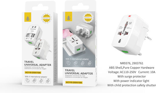 Steckdosenadapter in Universal