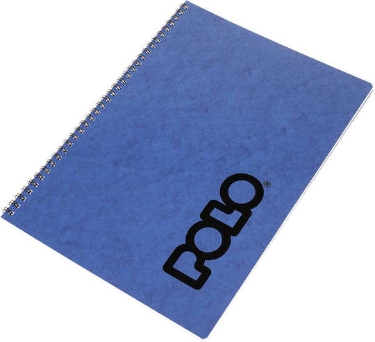 Polo Σπιράλ Τετράδιο Ριγέ Β5 40 Φύλλων 3 Θεμάτων Note