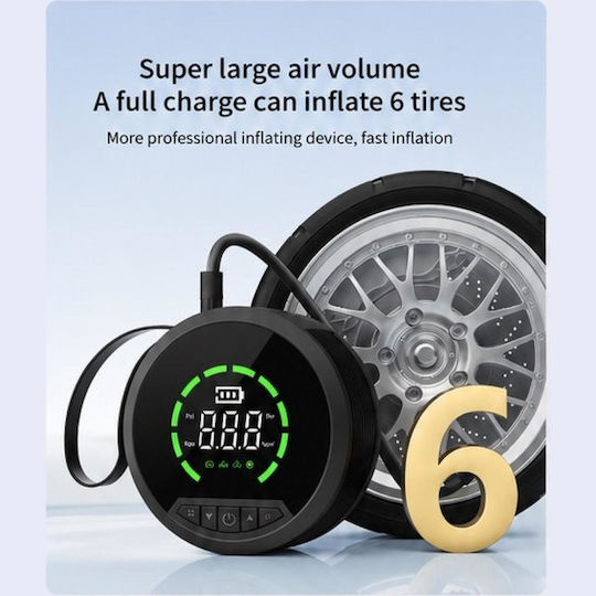 TCCBAC CC218 Portable Car Battery Jump Starter 8000mAh with Power Bank / USB / Pump / Φακό 12V