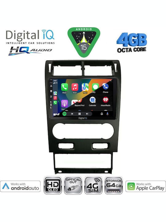 Digital IQ Car Audio System for Ford Kuga / C-Max 2013-2019 Bluetooth USB WiFi GPS Apple CarPlay Android Auto with 9" Touch Screen