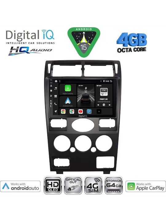 Digital IQ Car Audio System for Ford Kuga / C-Max 2013-2019 Bluetooth USB WiFi GPS Apple CarPlay Android Auto with 9" Touch Screen