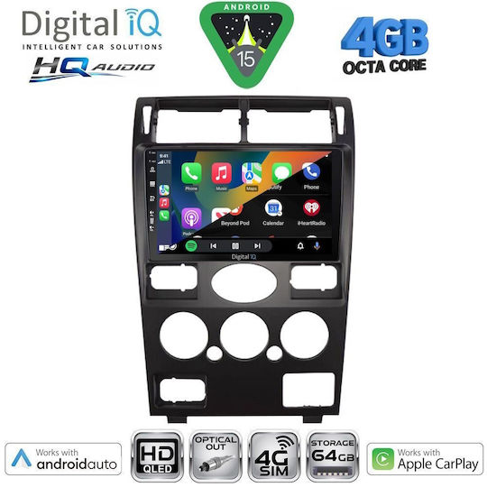 Digital IQ Car Audio System for Ford Kuga / C-Max 2013-2019 Bluetooth USB WiFi GPS Apple CarPlay Android Auto with 9" Touch Screen