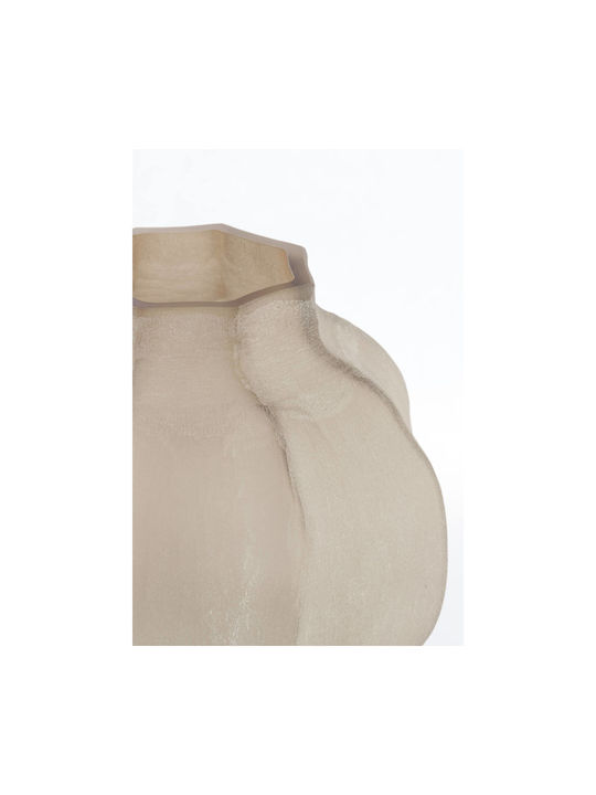 Light & Living Decorative Glass Vase Tejeda Brown H32cm