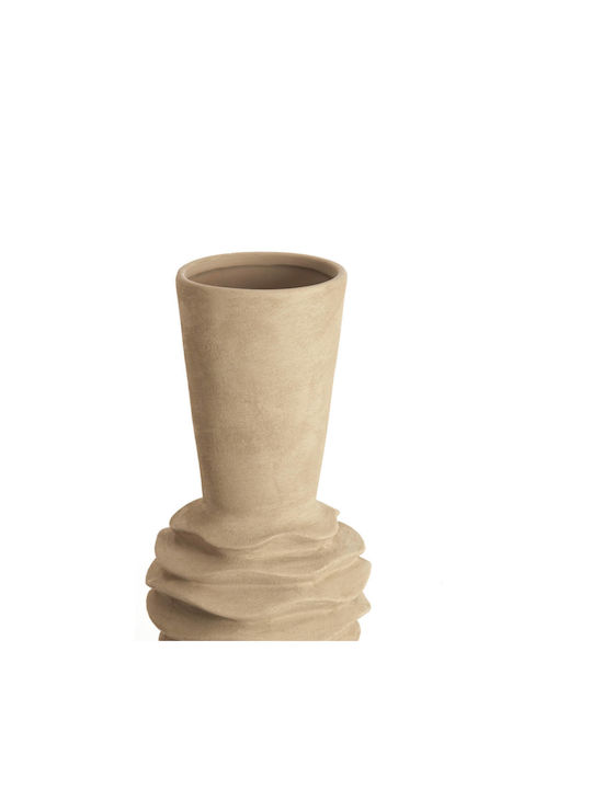Light & Living Decorative Ceramic Vase Olivora Brown H60cm
