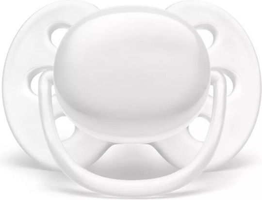 Philips Set Biberoane din Plastic Natural Anti-colici cu Tetină din Silicon pentru 0+ luni Alb 125ml 4 bucăți