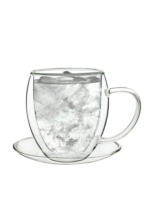 Creano Tasse Tee Glas Transparent 400ml