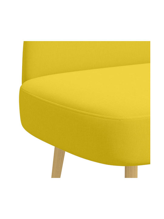 Doppelsitzer Sofa Offenes Gelb 110x60x76cm