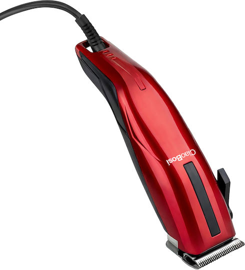 Avizar Corded Electric Hair Clipper 12w Precise Cut Trim Red