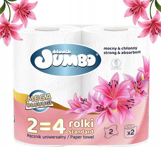 Jumbo Küchenpapier 2 Verpackungsrollen 2 Lagen