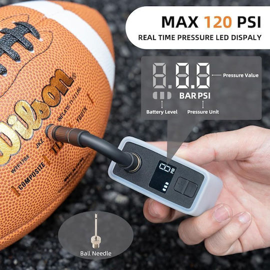 Rockbros SI42320011001 Mini Τρόμπα Αέρος Χεριού