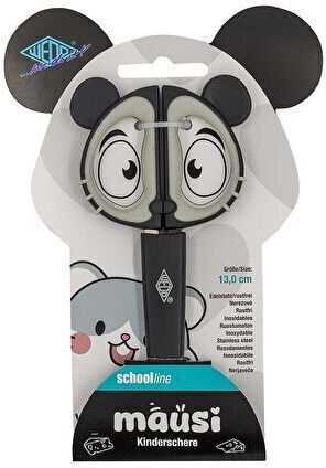 WeDo Kids Craft Scissors 13cm with Black Plastic Blade 1 Piece