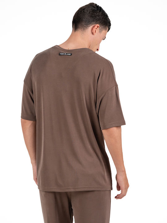 T-shirt Καφε