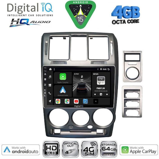 Digital IQ Ηχοσύστημα Αυτοκινήτου για Hyundai i20 / Bayon 2020 (Bluetooth/USB/WiFi/GPS/Apple-Carplay/Android-Auto) με Οθόνη Αφής 10"