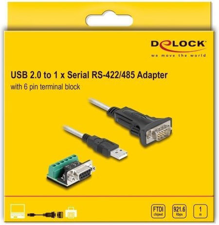 DeLock Кабел USB-A Към USB-A 1m 64268 1бр