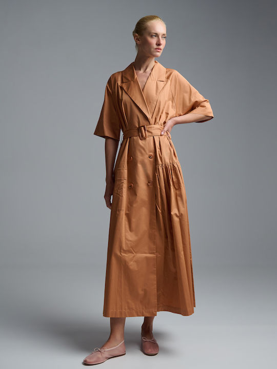 Maxi Φόρεμα Nude