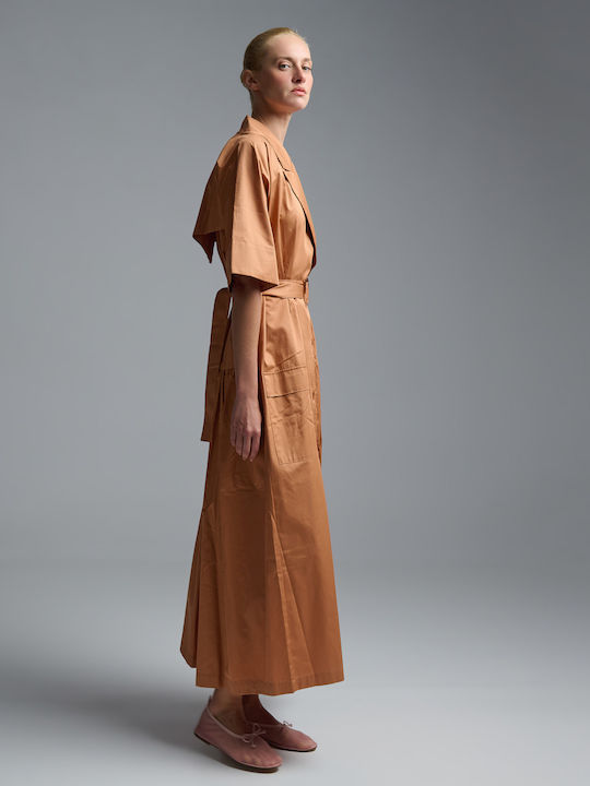 Maxi Φόρεμα Nude