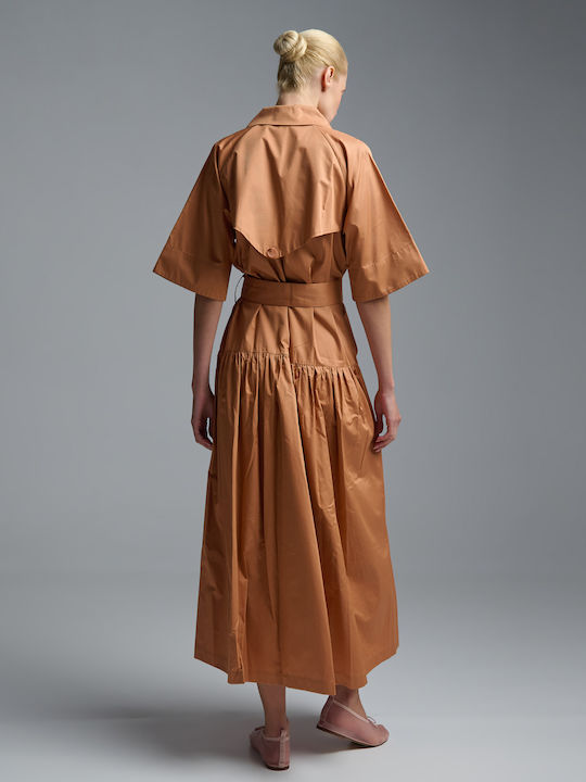 Maxi Φόρεμα Nude