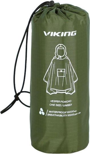Poncho Raincoat Unisex Vesper Viking Olive