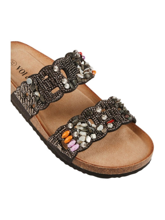 Women's Flat Sandals Black