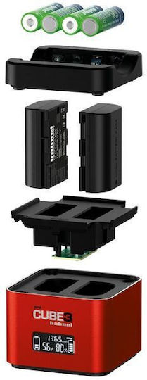 Hahnel Double Battery Charger Compatible with Canon
