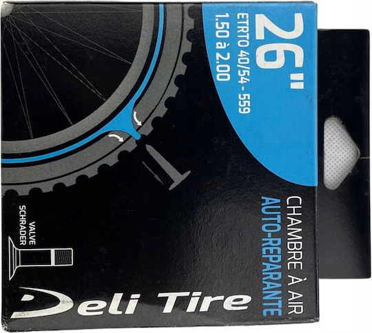 Cameră De Aer Pentru Anvelope De Bicicletă 26x1.50/2.00 Av Sl Box Deli