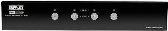 Eaton B004-DPUA4-K KVM и превключвател на данни с DisplayPort / USB 3.0 / USB / Аудио