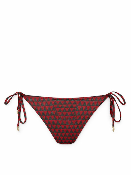Bikinihosen Slip mit Schnürung Rote