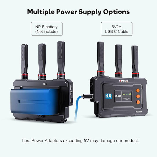 Vrriis Hdmi Wireless Video Transmission System Wl096 Pro 4k 5ghz Up To 450m Wl096pro