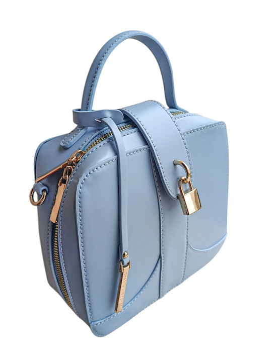 Damen Flap-Tasche Hellblau